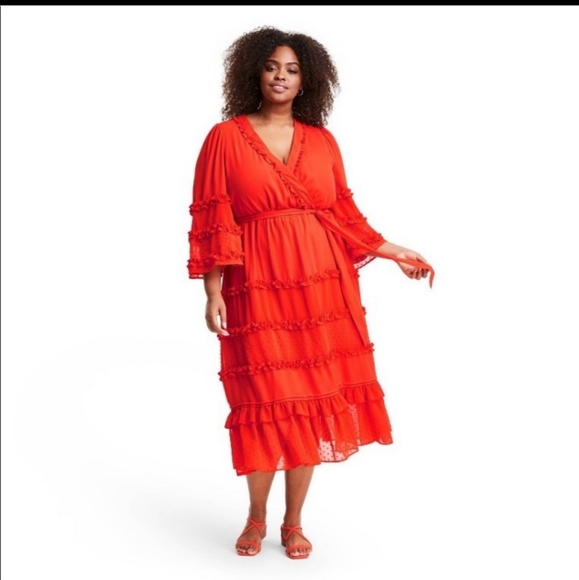 Alexis Dresses & Skirts - Alexis for Target Angle Sleeve Tiered Duffle Dress